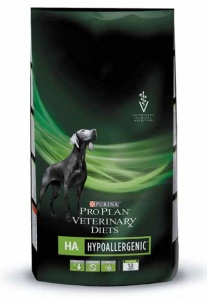 Применение ветеринарной диеты Purina® Proplan® Veterinary Diets HA HypoallergenicTM Canine для собак